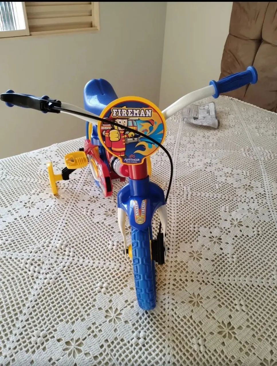 Bicicleta Nathor Fireman Aro 12 Lacrada - Foto 2