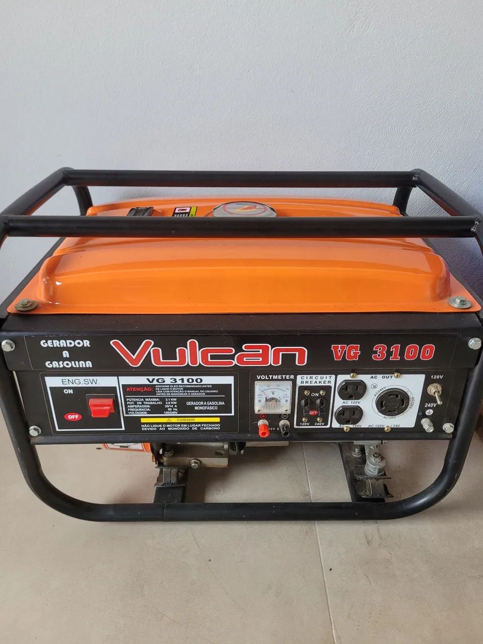 Gerador a gasolina Vulcan VG3100