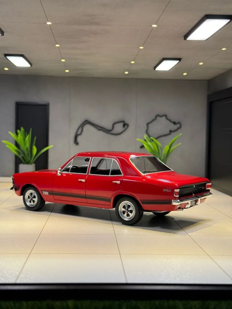 Miniatura Opala SS Vermelho 1/24 - Foto 4