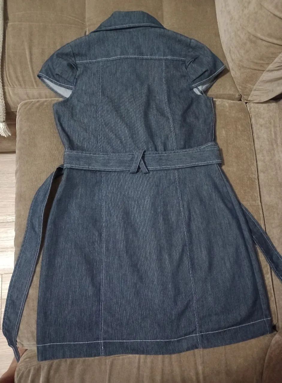 Vestido tipo Jeans com elastano P - Foto 4