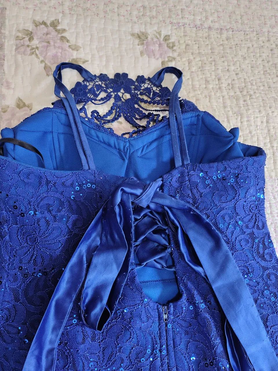 Vestido de festa Azul - Foto 4