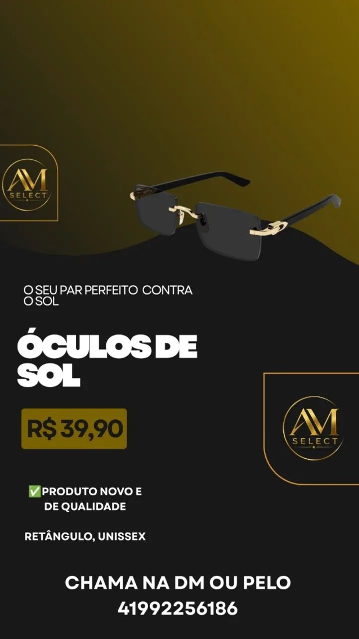 Óculos de Sol Vintage - Foto 2