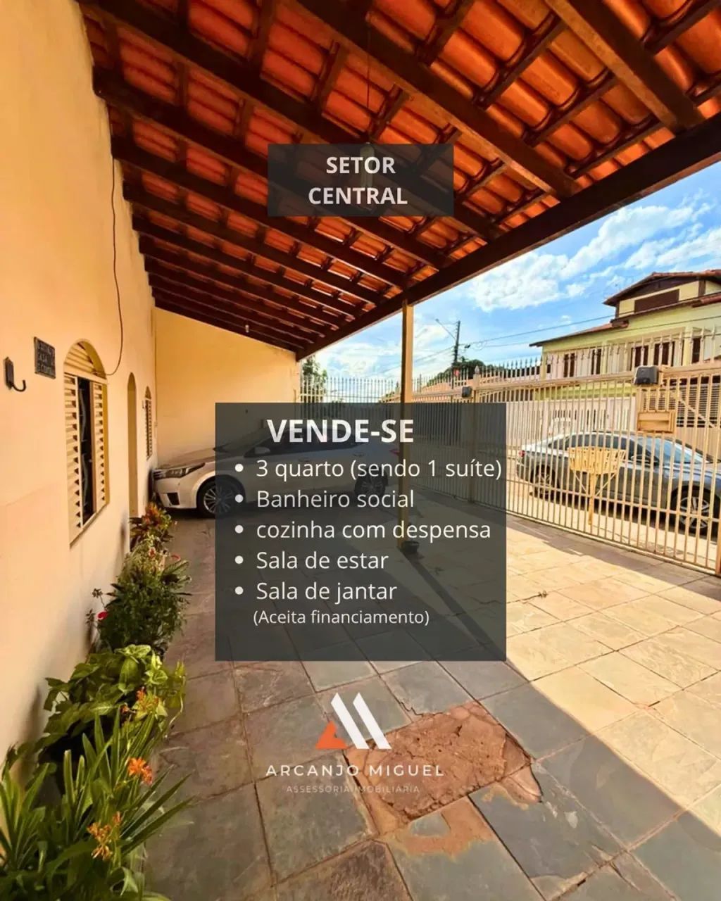 Casa 3 quartos Setor Central Gama