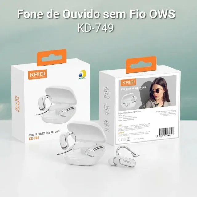 Fone Bluetooth 6.0 Ows Kaidi - Foto 5