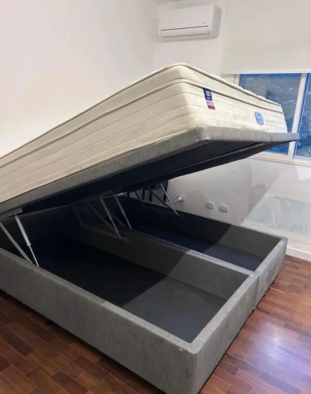 Vendo Cama Box Baú King Size + Colchao da Epeda  - Foto 2