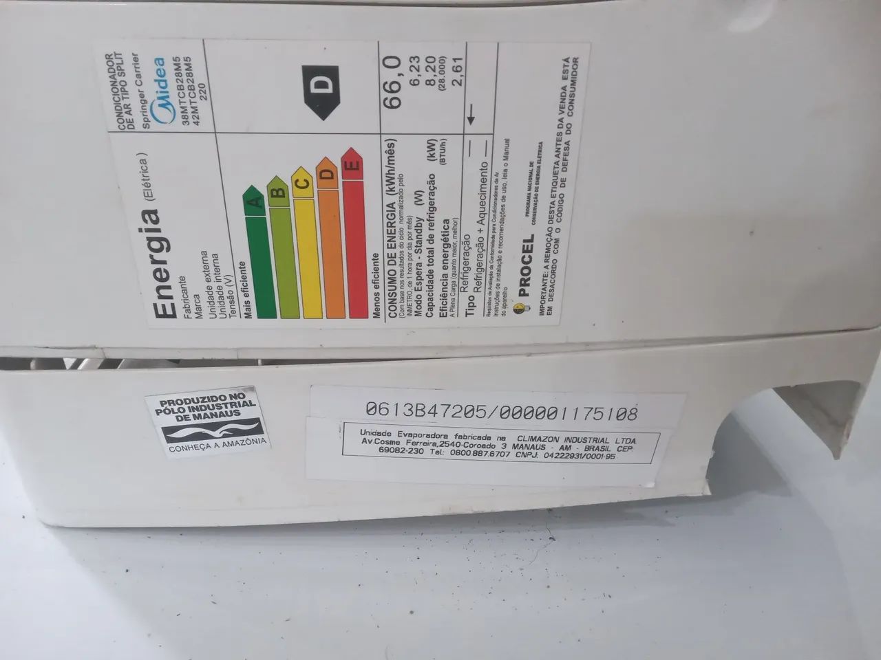 Evaporadora ar condicionado midea - Foto 5