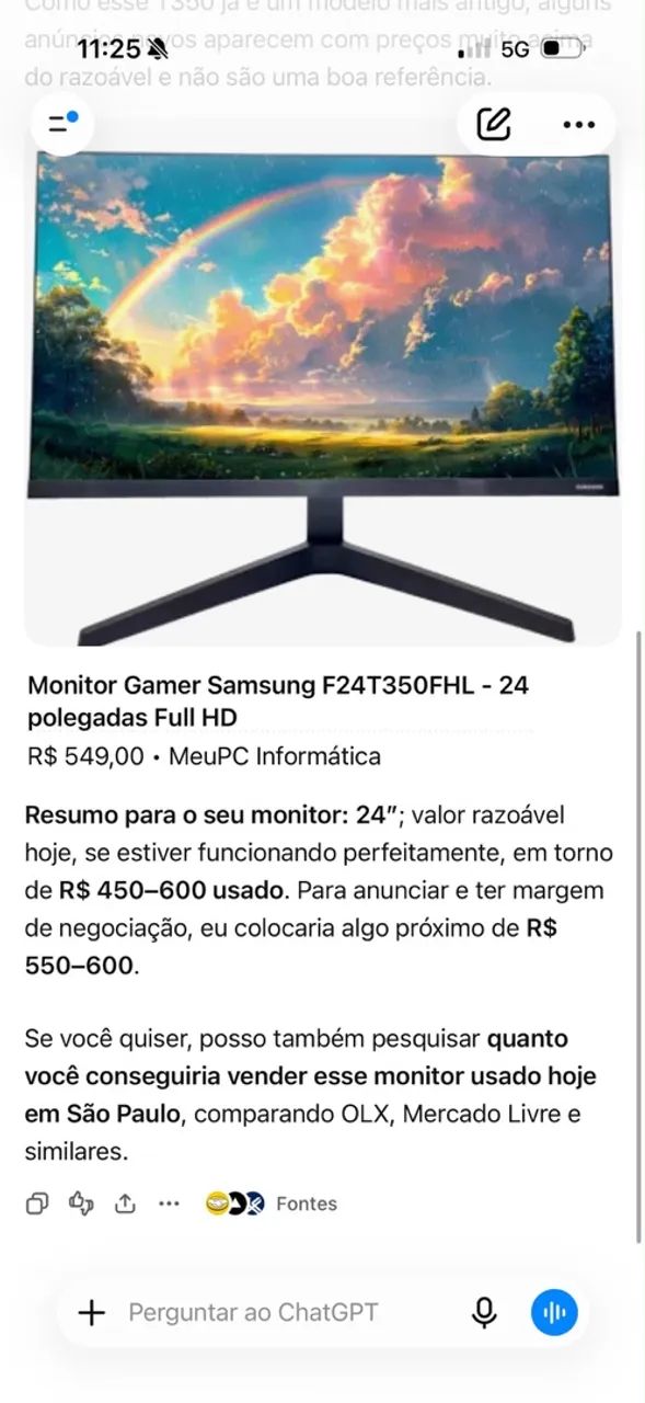 Monitor Samsung 24 polegadas Full HD  - Foto 2