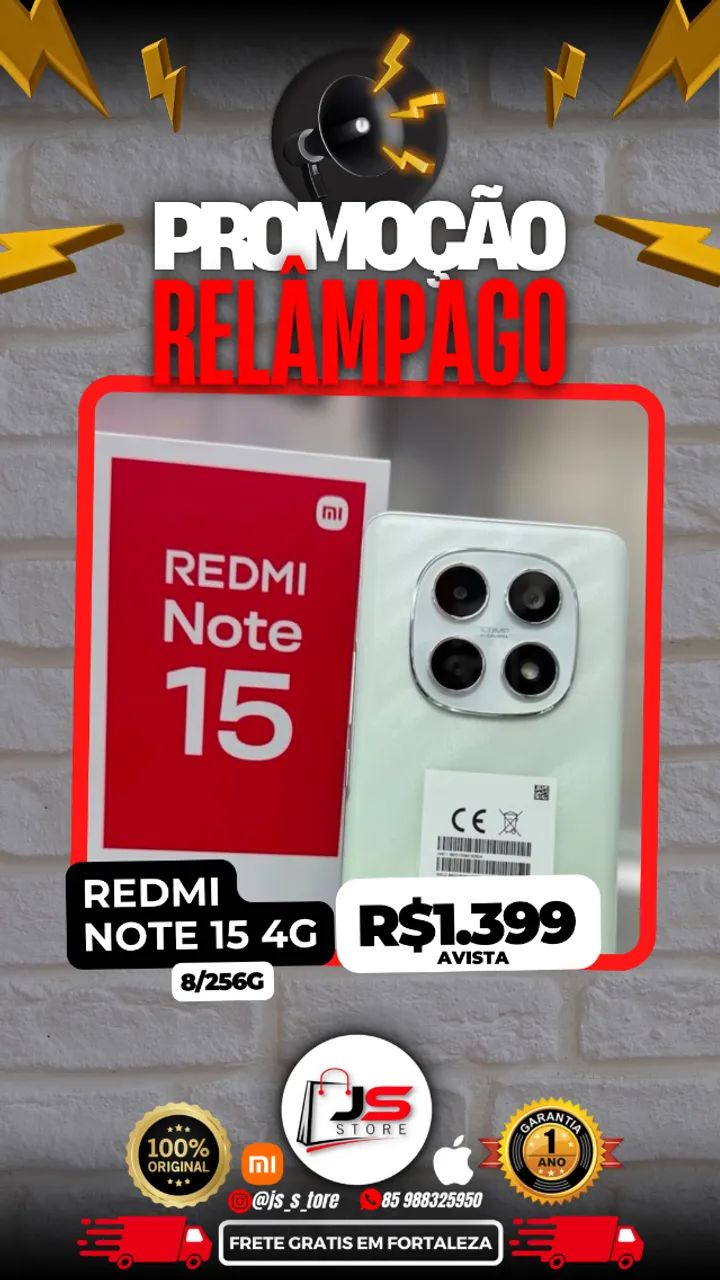 redmi note 15 8/256g em oferta  - Foto 2