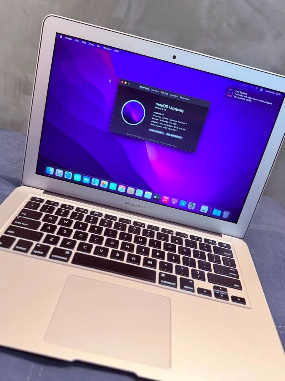 MacBook Air 2017 8gb RAM 256gb SSD - Conservado - Foto 3