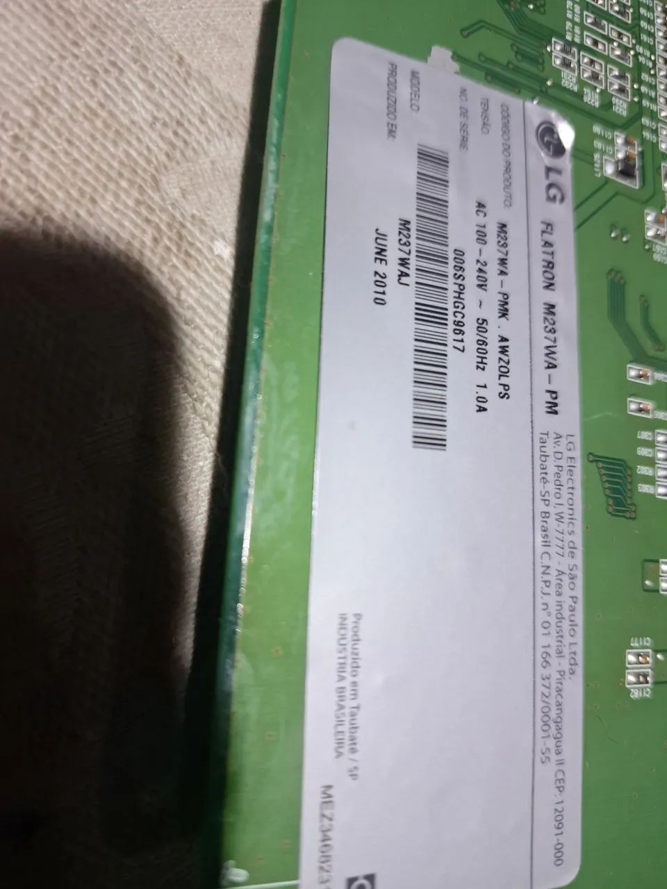 Placa principal lg flatron m237wapm - Foto 4