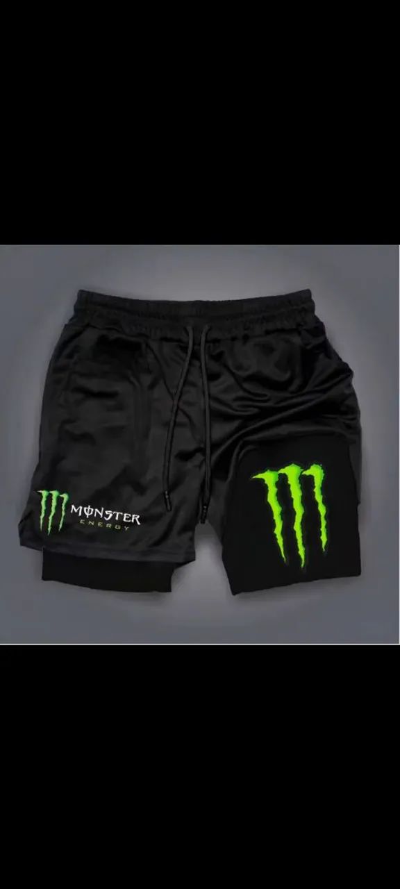 Shorts Kong bermudas 2 em 1 - Foto 2