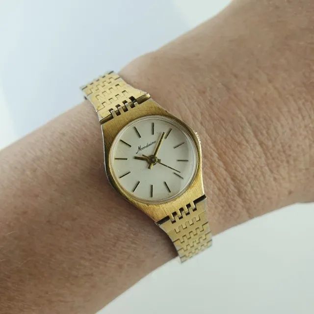 Relógio Mondaine Modelo Gold Vintage - Foto 4