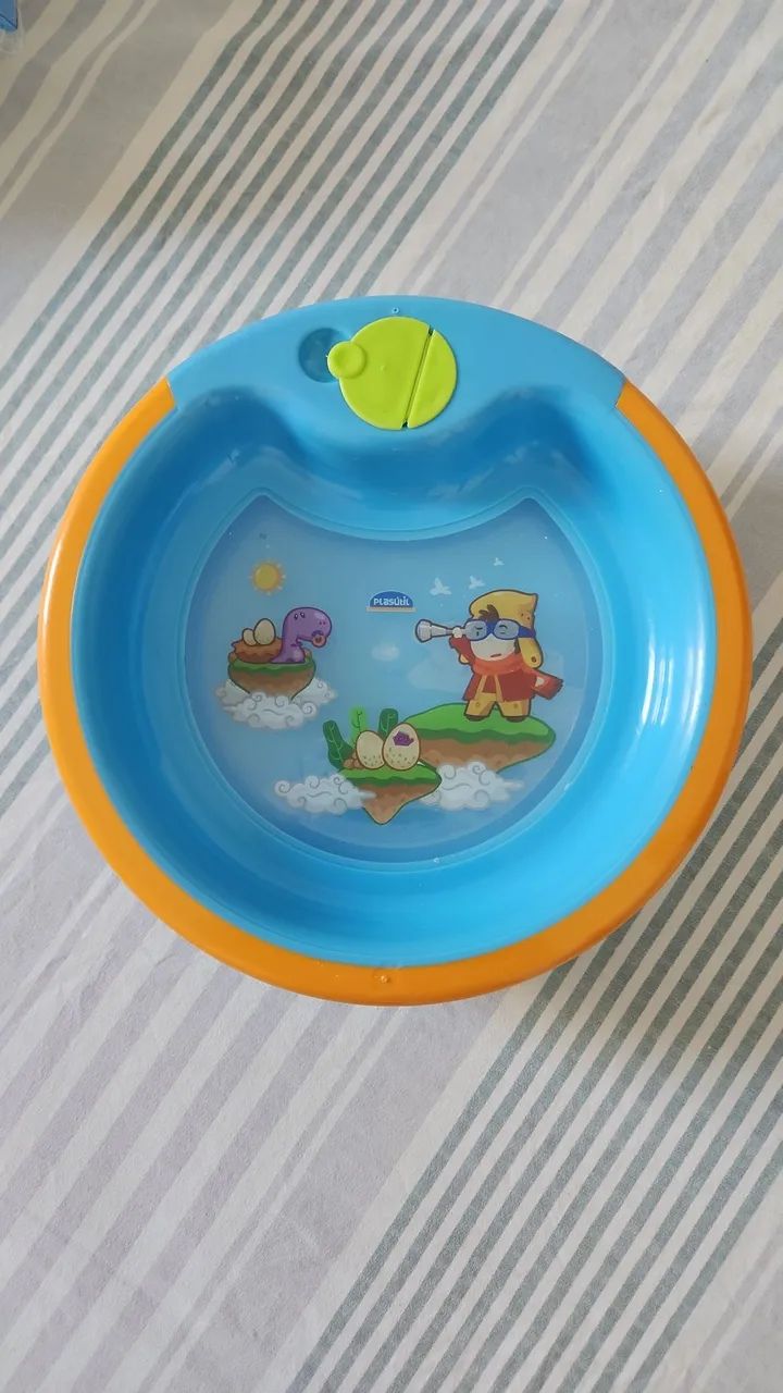 Prato infantil com ventosa - Divertido e prático! - Foto 2