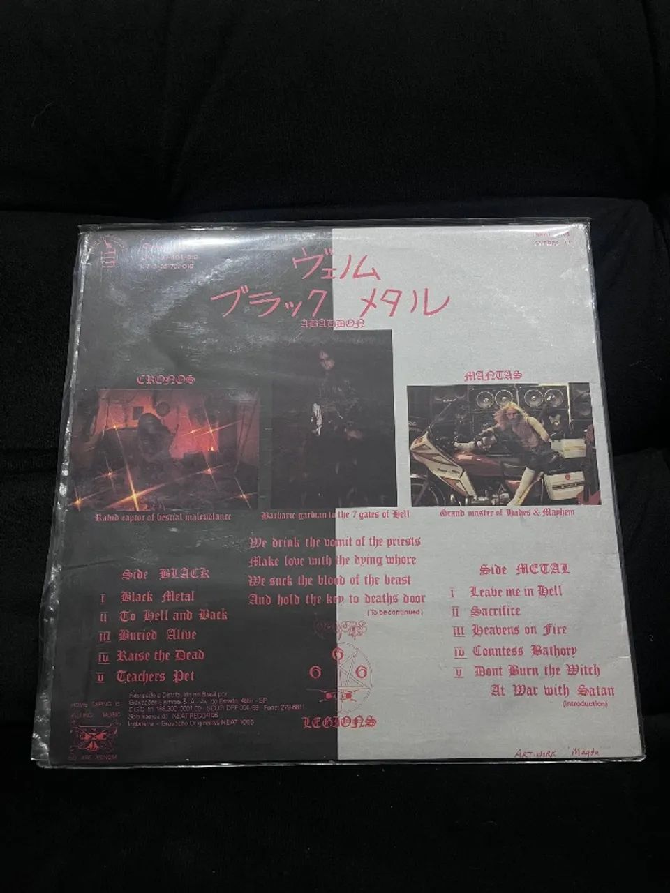 Disco de vinil - Venom Black Metal - Foto 2
