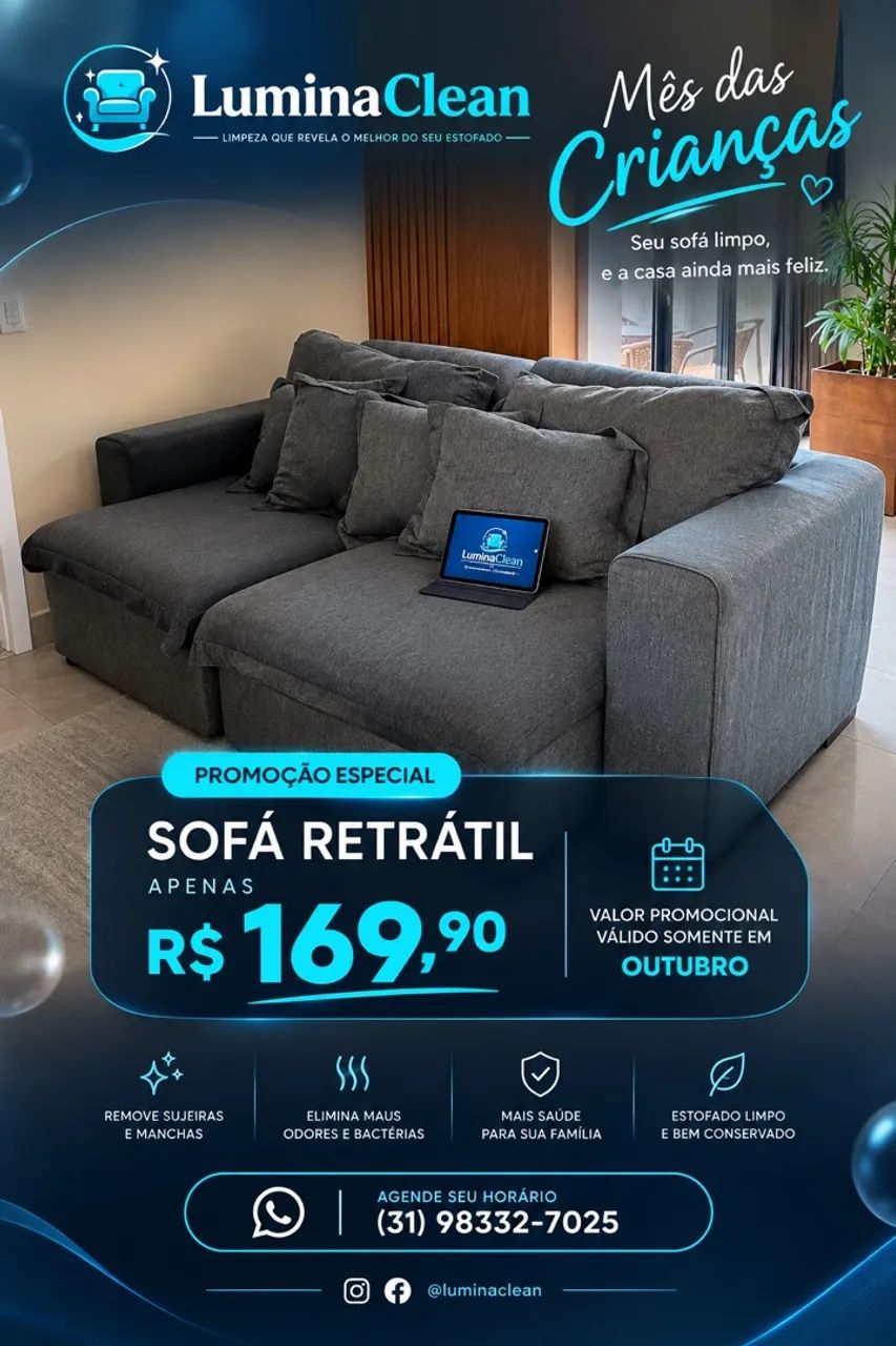 Limpeza de estofados 