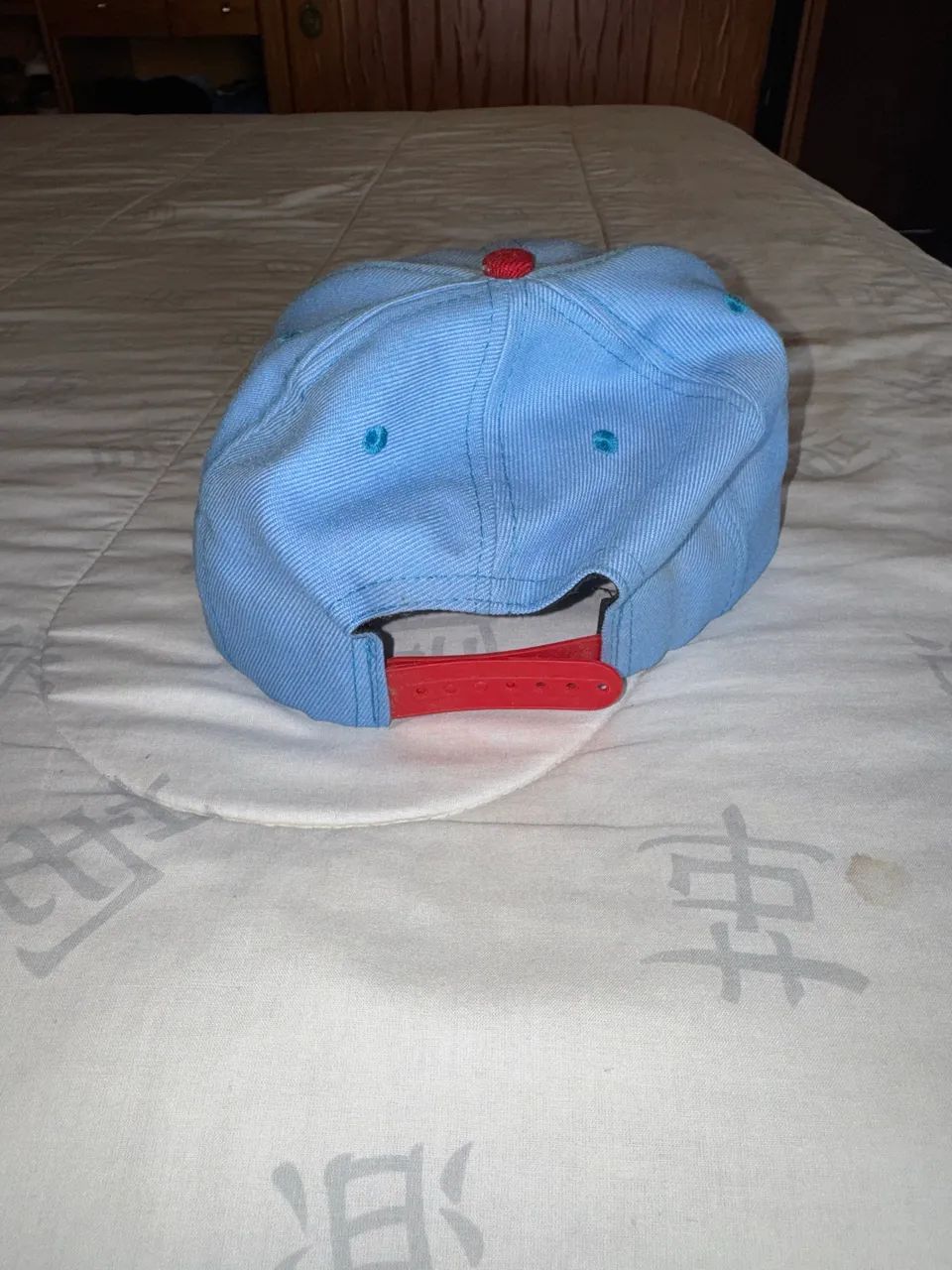 Boné Urban State Company Snapback Azul e Vermelho - Foto 3