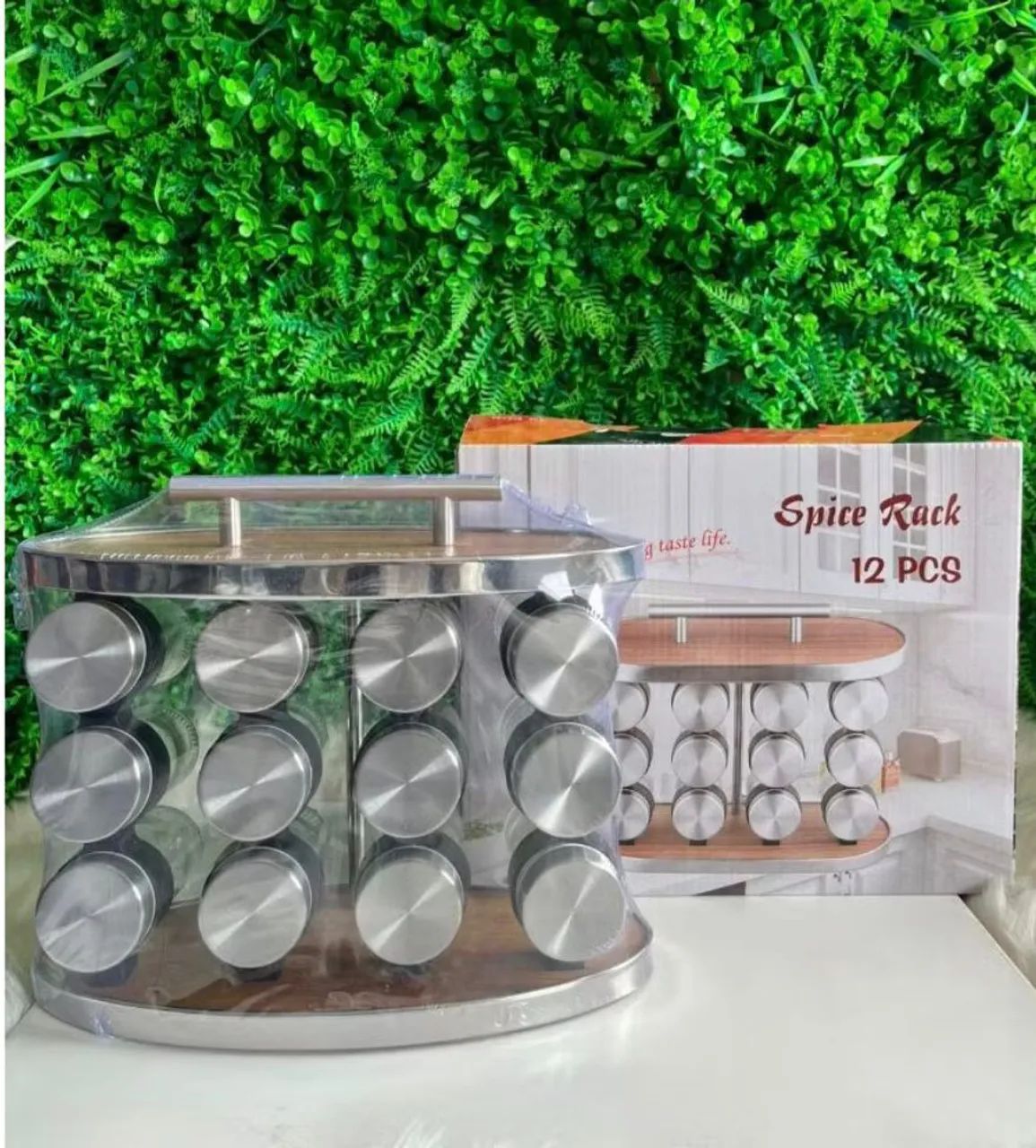Porta tempero com suporte