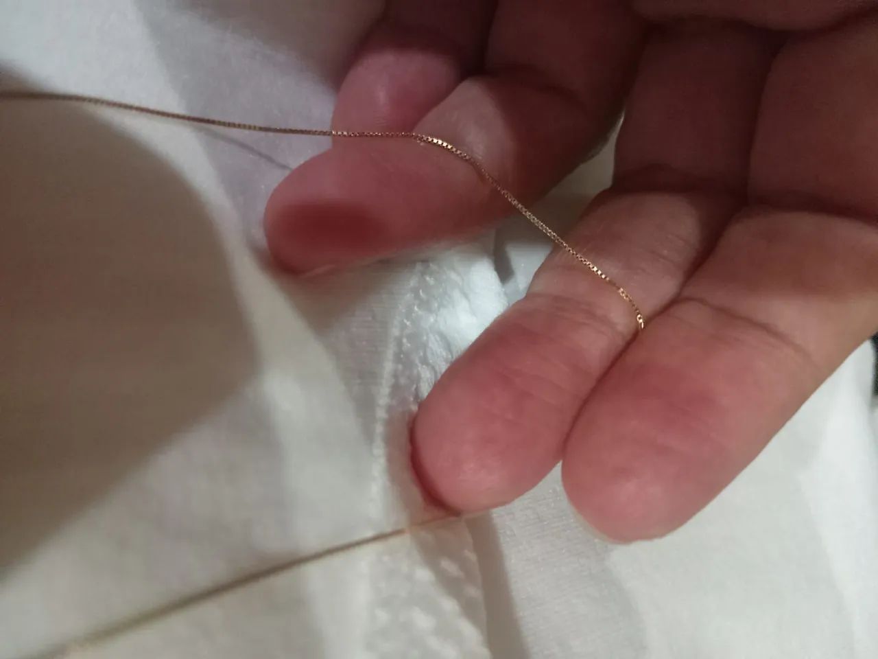 Cordão de ouro lindo e delicado.  - Foto 3