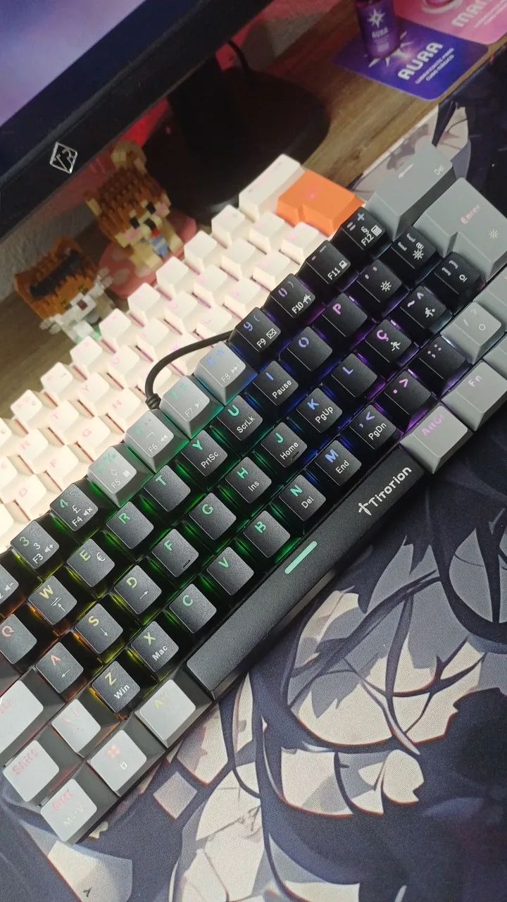 Teclado mecânico Titorion tm002 switch marrom  - Foto 4