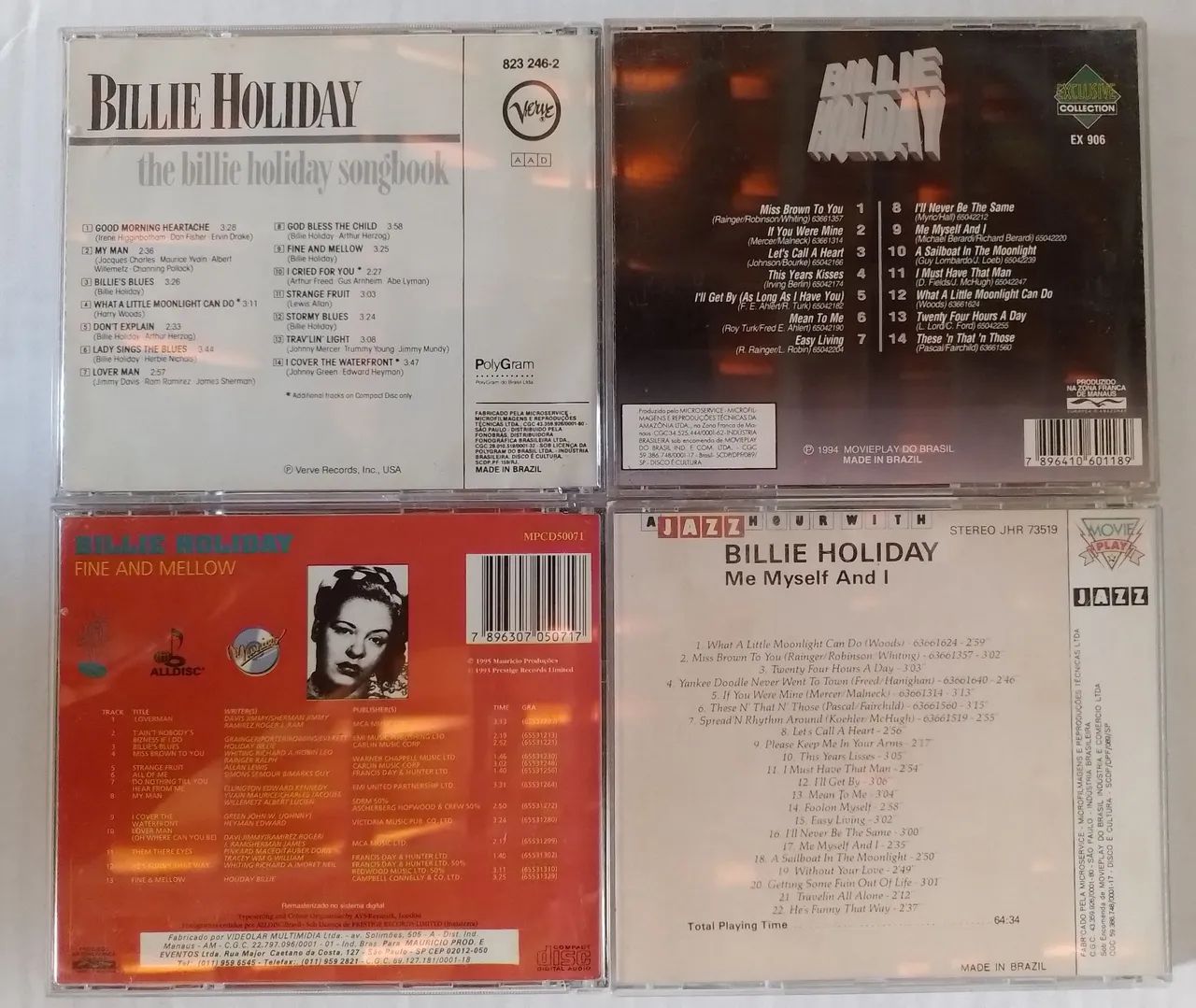 Coleção Billie Holiday Kit Com 4 CDs  - Foto 5