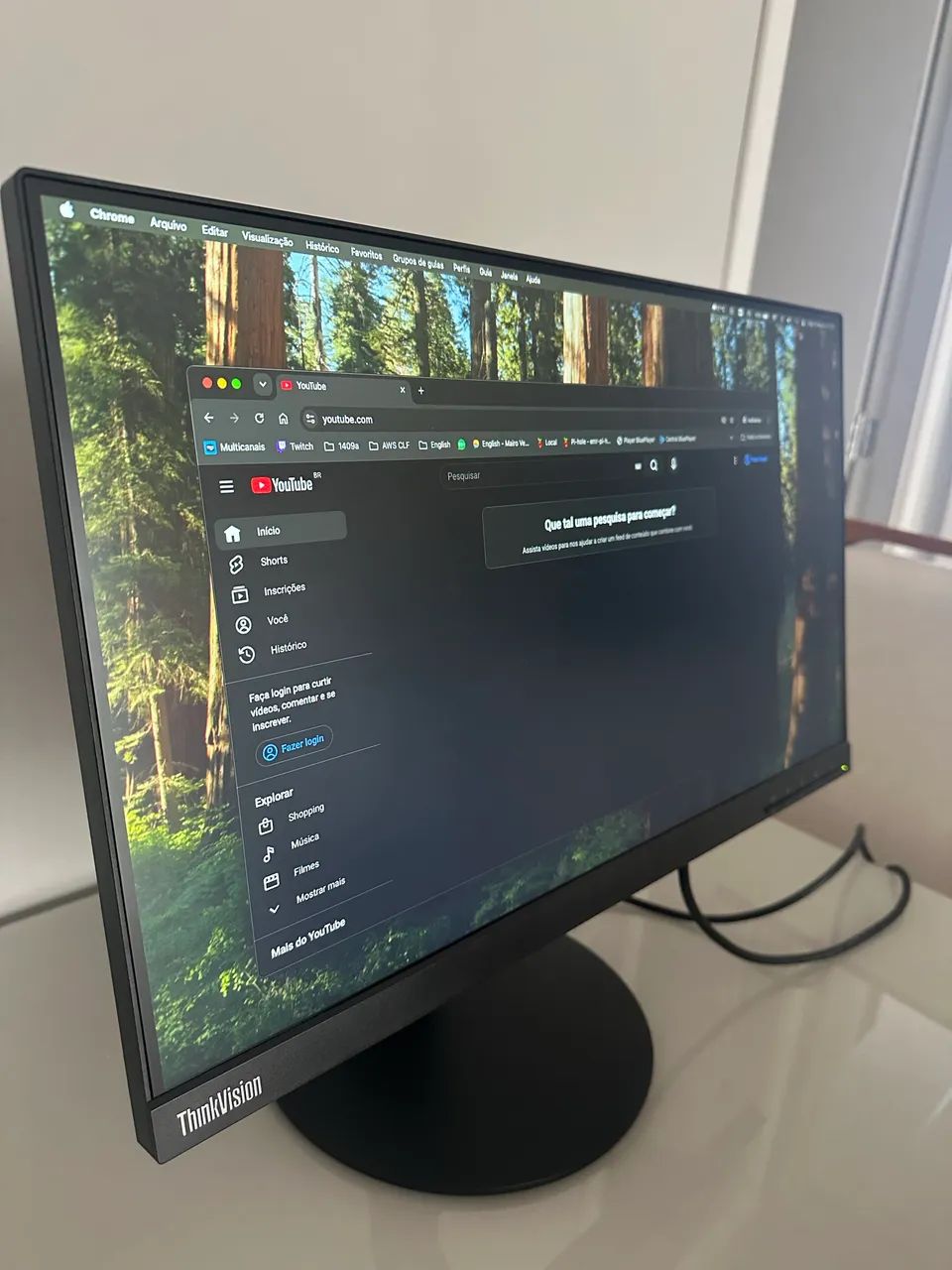 Monitor 21 Polegadas - Lenovo T22i-10 - Excelente Estado - Foto 2