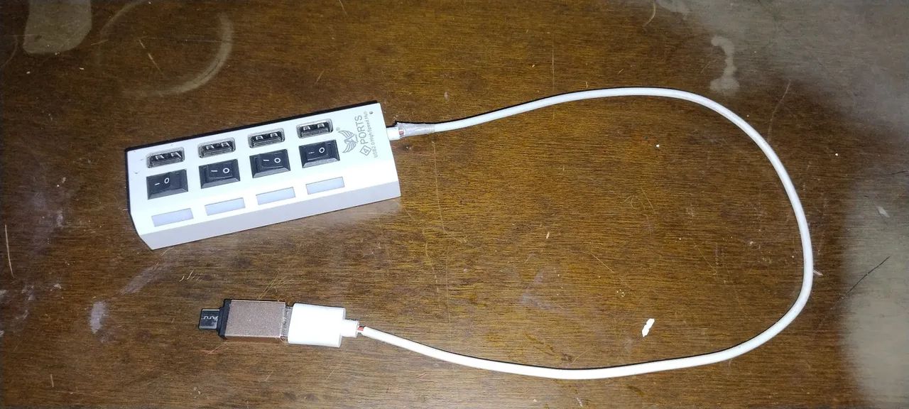 Kit completo ( teclado, mouse, mouse-ped, tripé, adaptador  - Foto 5