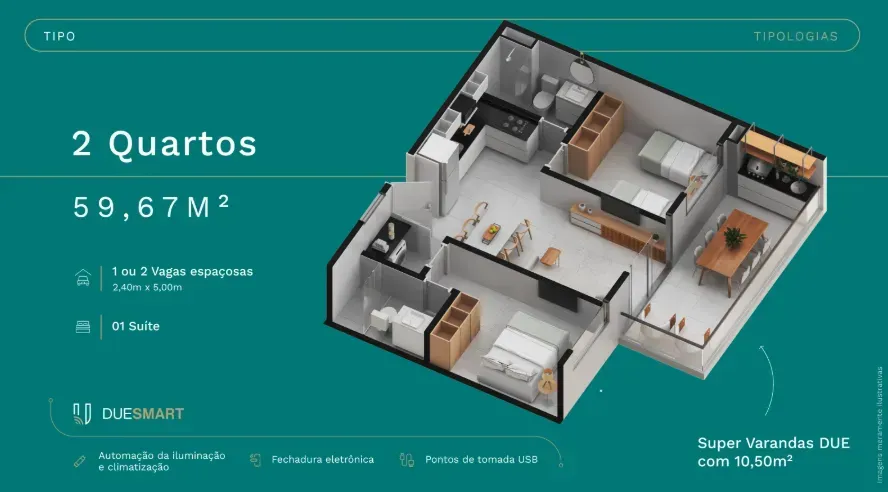 PLANTA 59m²