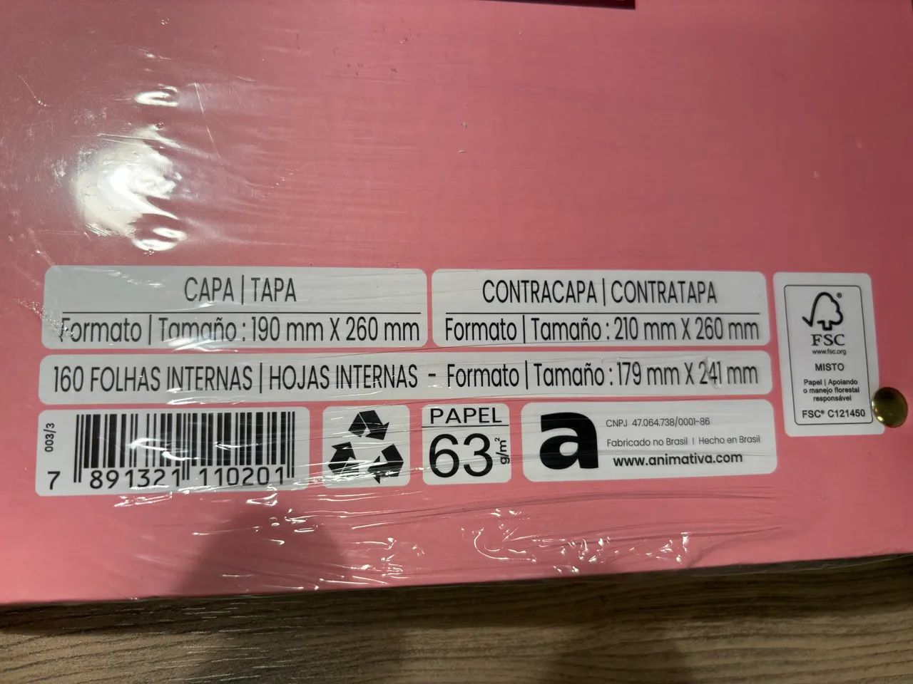 Caderno argolado - animativa -Sweet Cherry 160 folhas - Foto 4