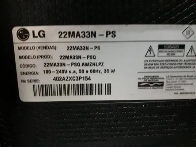 Tv/Monitor Lg Led 22 Polegadas - Foto 5