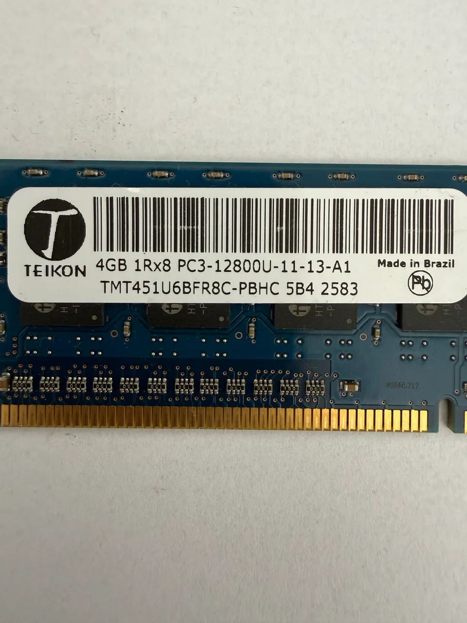 memória ram 4gb ddr3 12800mhz pc - Foto 2