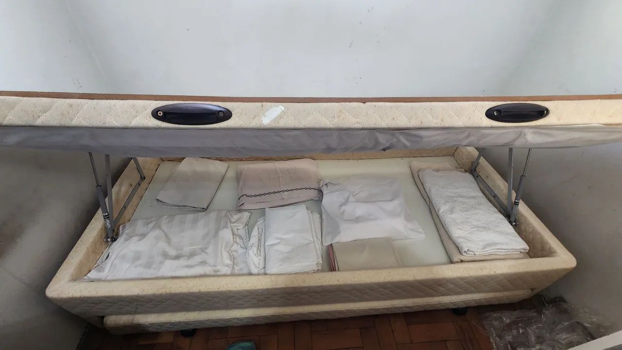 BI Cama box com duplo amortecedor