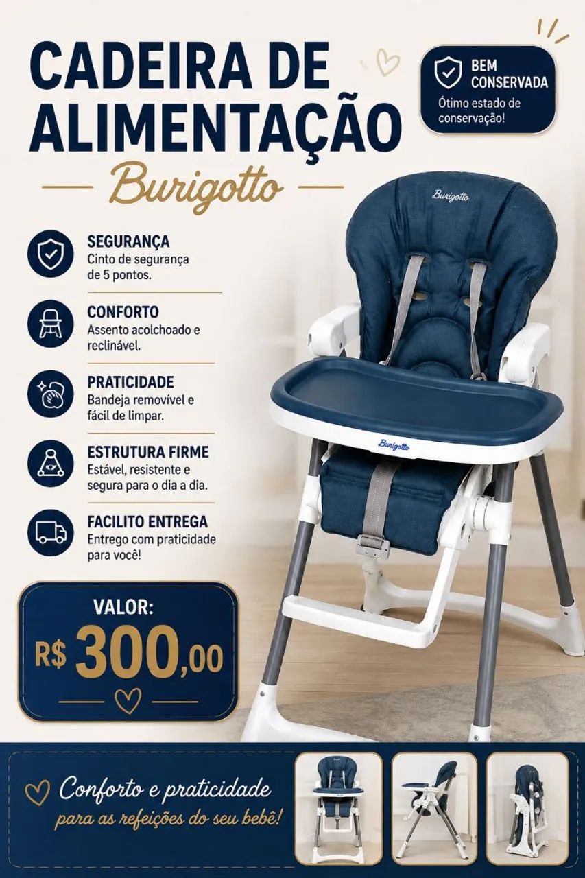 Cadeira de alimentação 