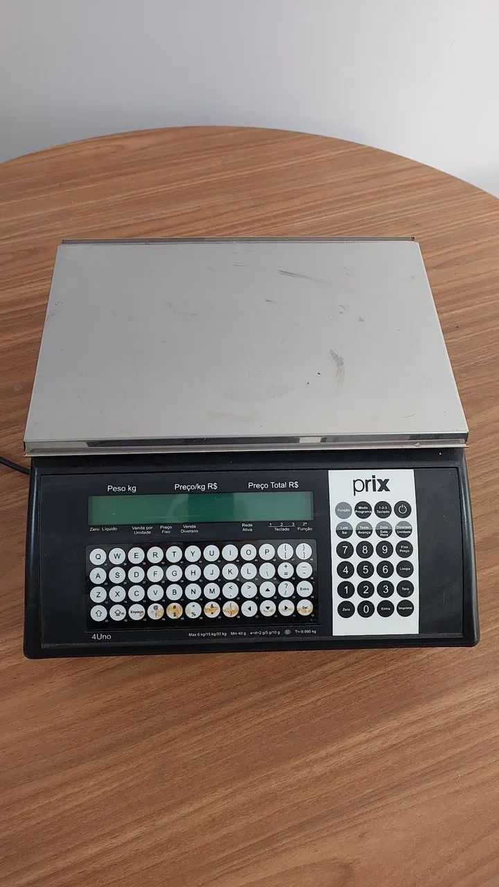 Balança Etiquetadora Toledo PRIX 4Uno - Cap 32Kg, WiFi, usada em excelente estado. 