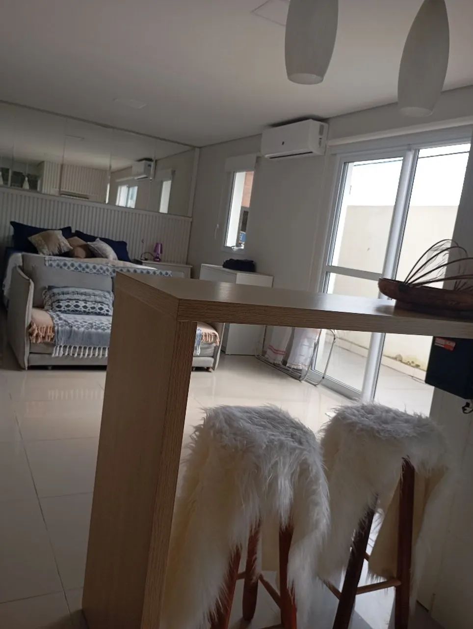 Studio decorado - perto da praia  - Foto 3