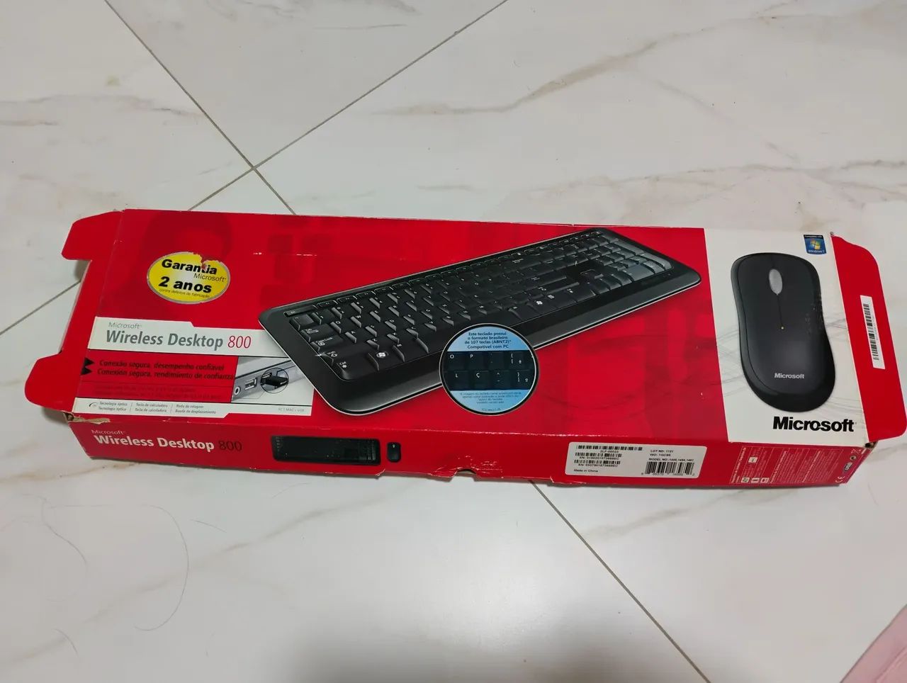 Teclado e mouse sem fio