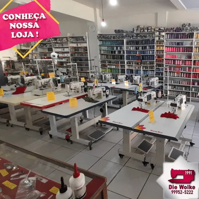 Máquina de Costura Nova - Overlock 4 Fios Zoje Direct Drive