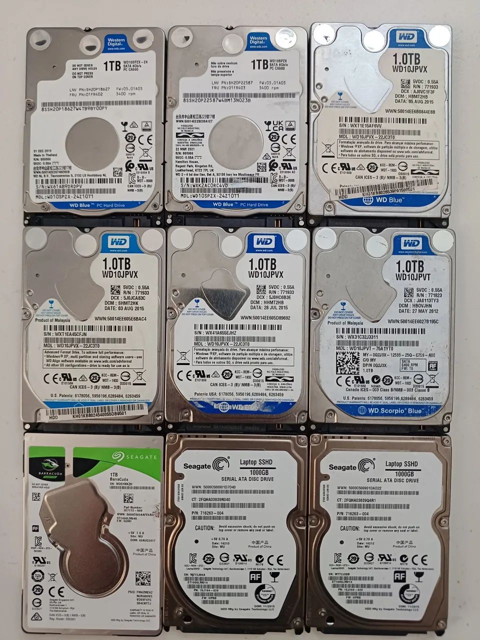 9 hds 1tb notebook 2.5 - Foto 5