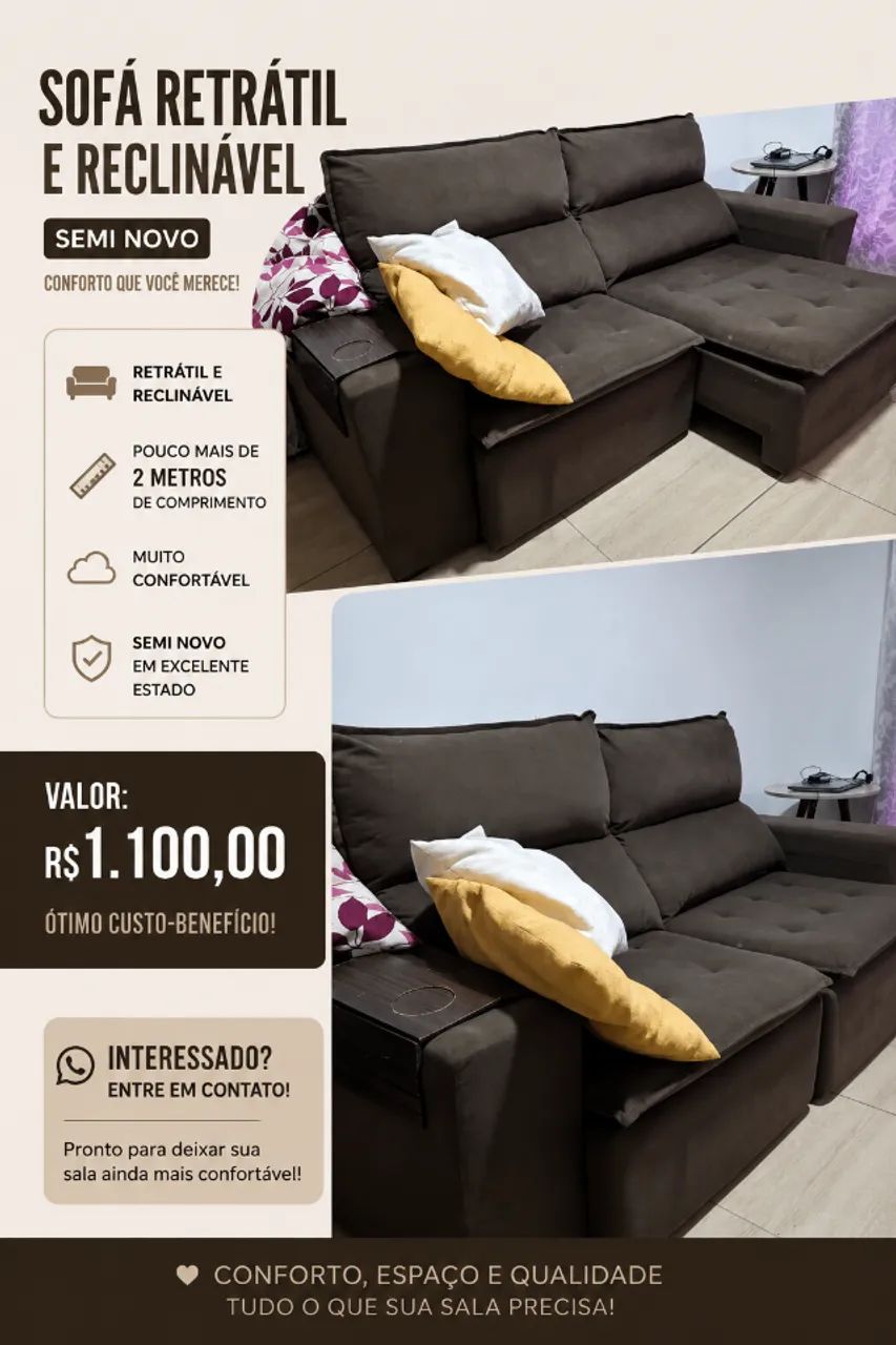 Sofá retrátil  - Foto 3
