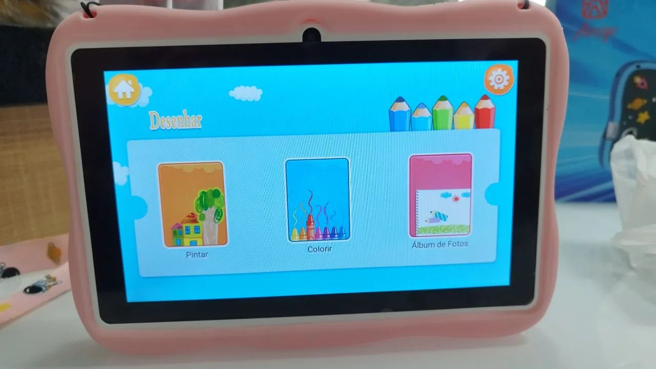 Tablet Infantil Astronauta Rosa - Foto 3