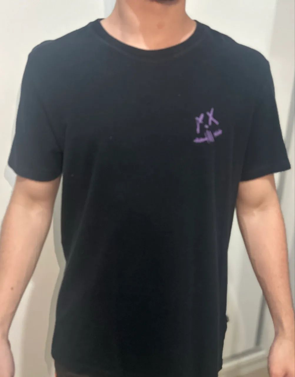 Camiseta Youcom Preta/roxa - Foto 2