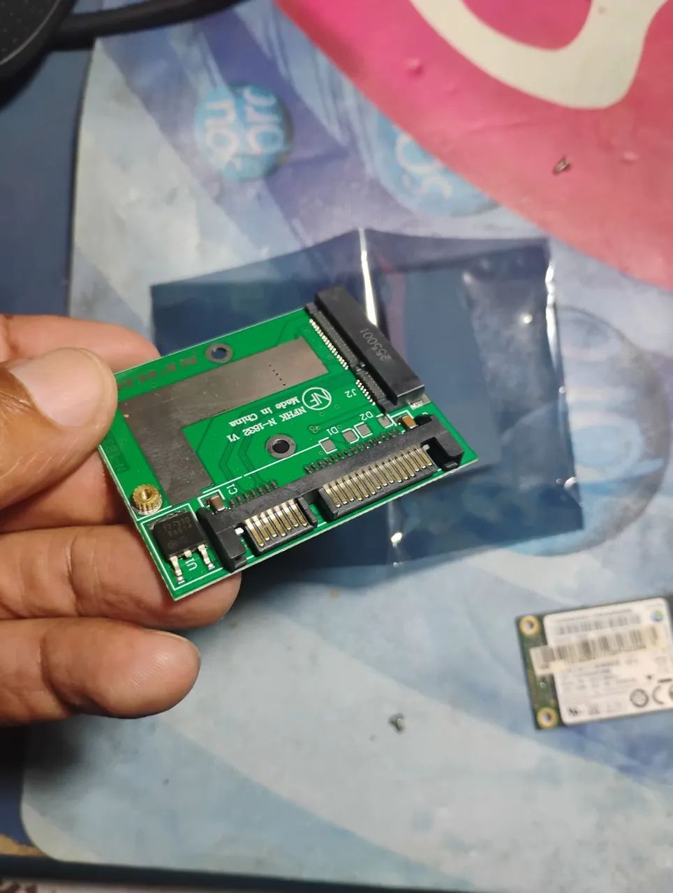 Nvme 128gb + adaptador msata - Foto 2