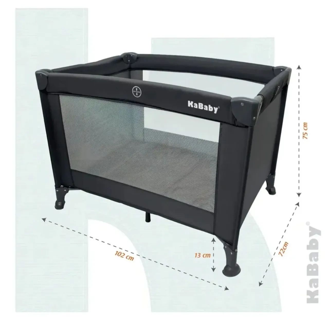 Berço Portátil Infantil Cercado Kababy - Foto 4