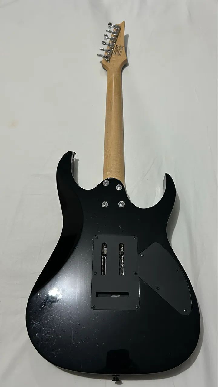 Guitarra Ibanez GIO GRG170DXL BKN Black Night Canhota - Foto 5