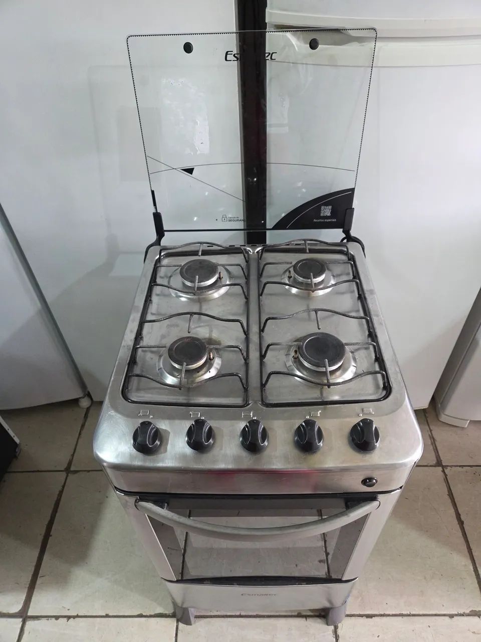 Fogao esmaltec 4 bocas inox  - Foto 3