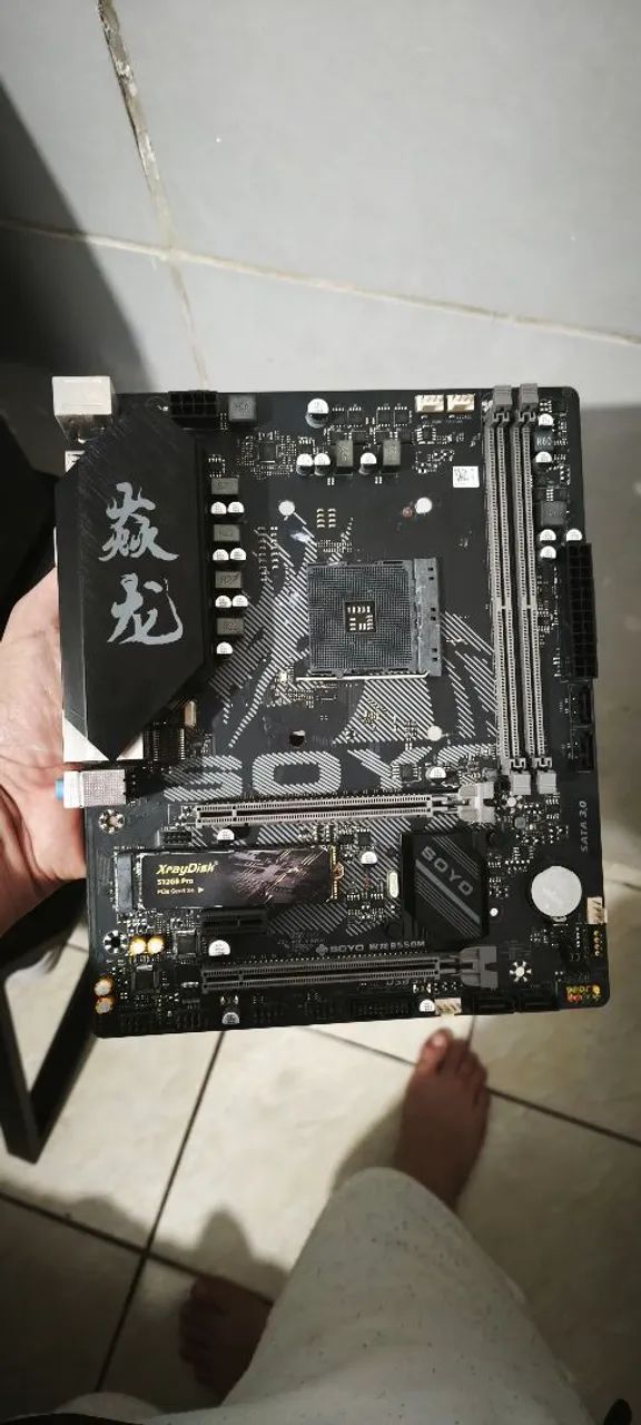 PLACA MÃE SOYO B550M AM4 DDR4