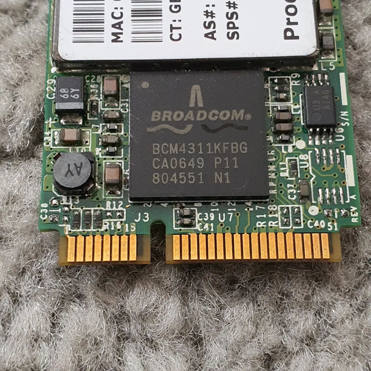 Placa de rede sem fio Wi-Fi Mini PCI Express. Notebook mais antigo.  - Foto 2