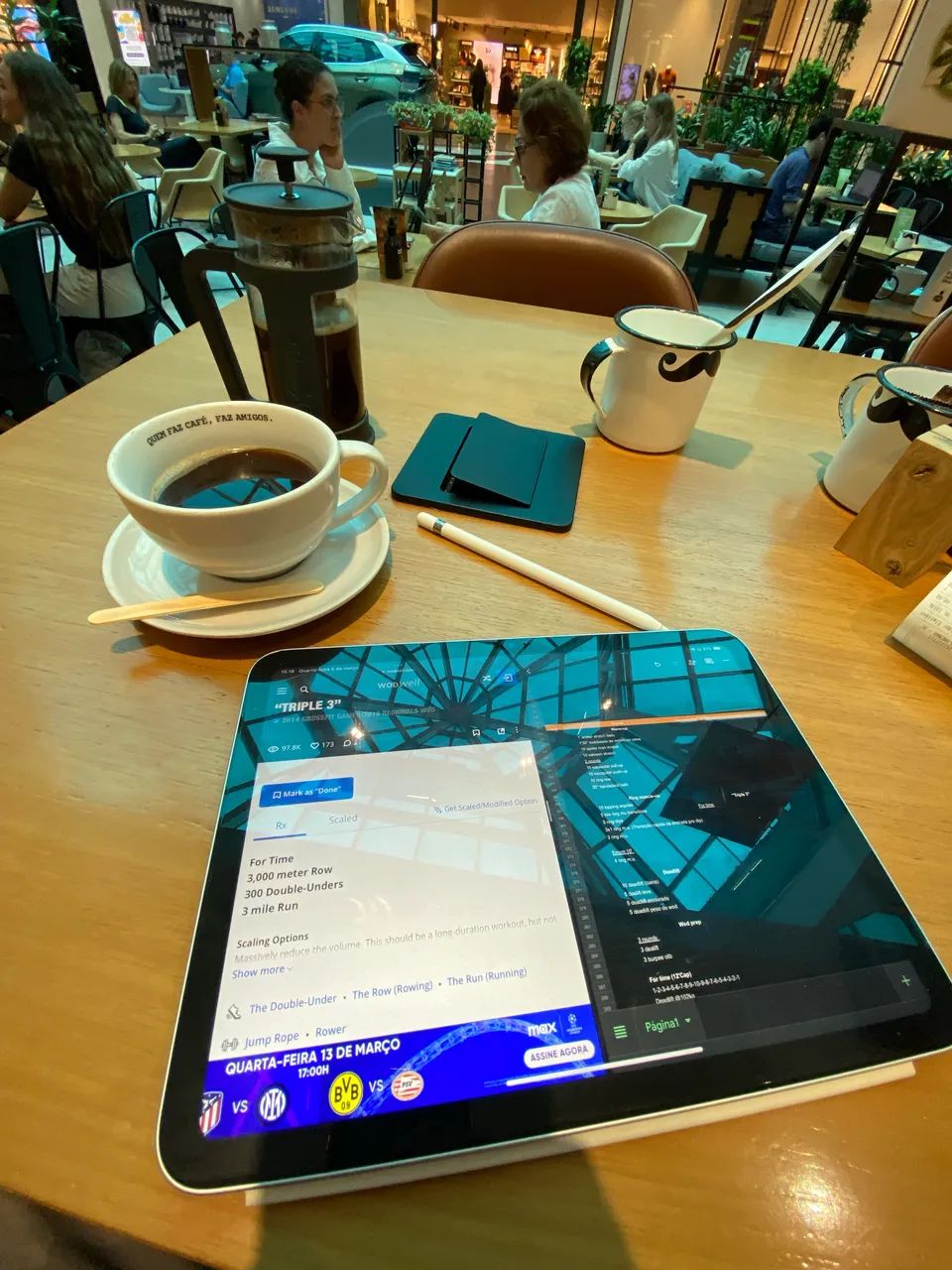 IPAD 10ª GERAÇÃO 64GB + APPLE PENCIL + CAPA TECLADO COM TRACKPAD