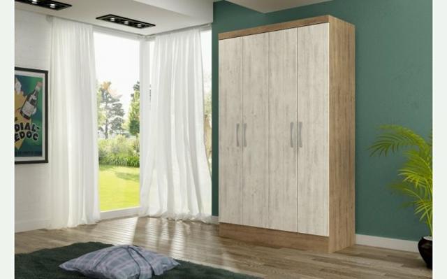 Guarda-Roupa 100% MdF Montagem Gratuita