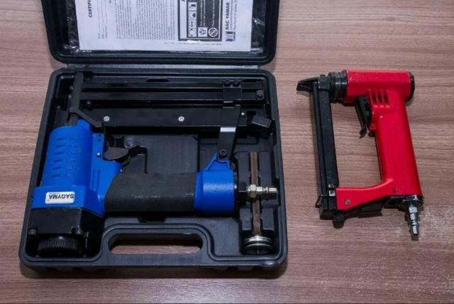 Kit Grampeador 80w Tg + Pinador/grampeador - Seminovos - Foto 6