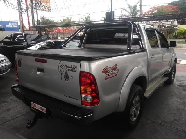 Toyota hilux cd srv 3.0 4x4 automática 2010 prata - Foto 6